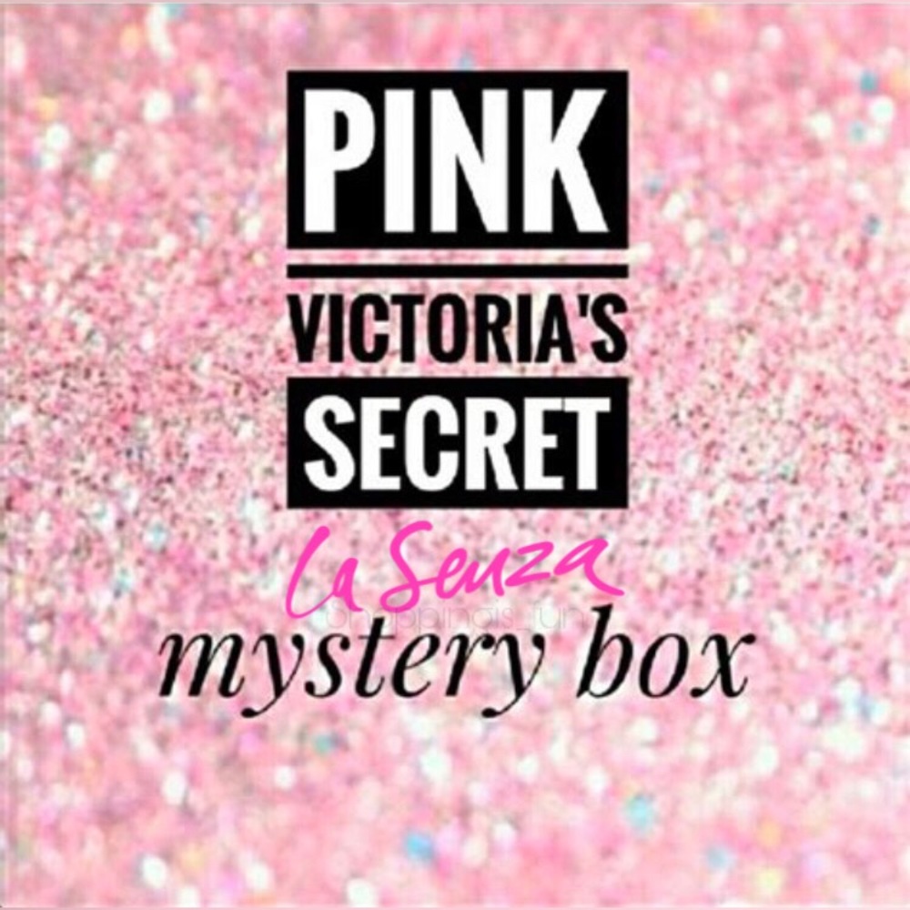 💋Mystery Victoria Secret La Senza Pink Lingerie Cream Bras Panties Perfume Box